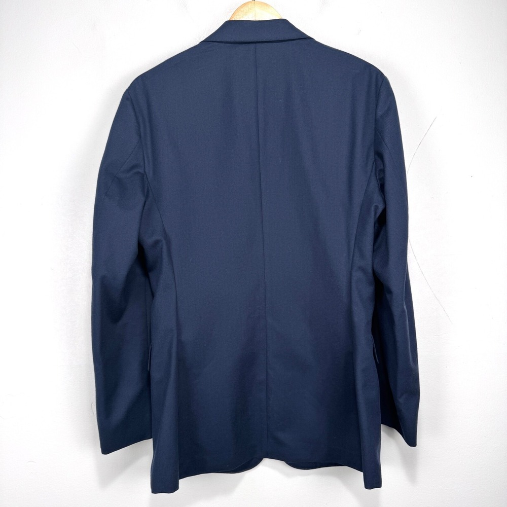 J. Crew Ludlow Moon British Cloth Sport Coat Blazer Men 38R Classic Fit Navy - Picture 2 of 14